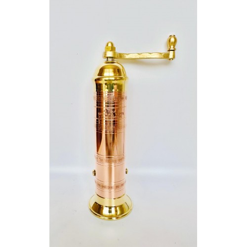 Atlas Brass Copper Pepper And Salt Mill